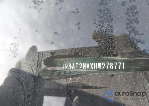 2017 Nissan Rogue Sl z USA, uszkodzony, nr VIN JN8AT2MVXHW278771